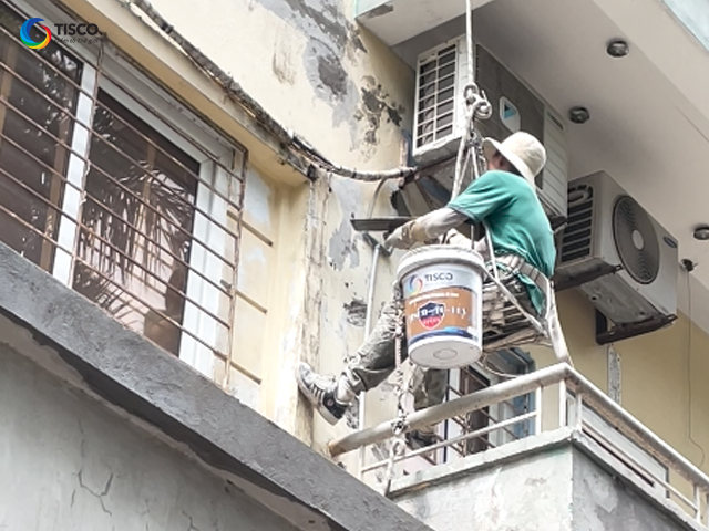 4 bước thi công sơn nước